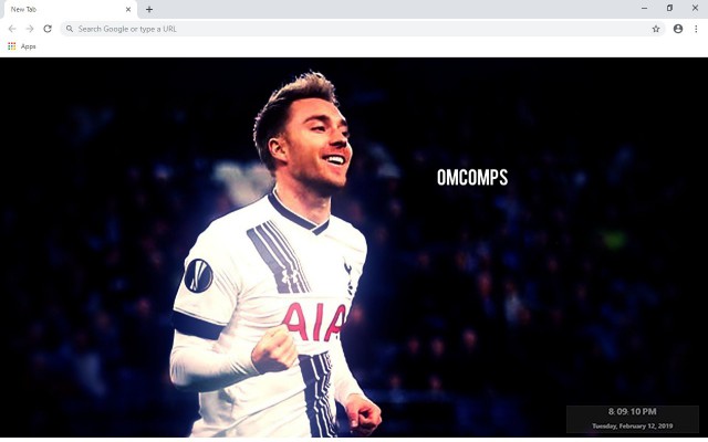 Christian Eriksen New Tab