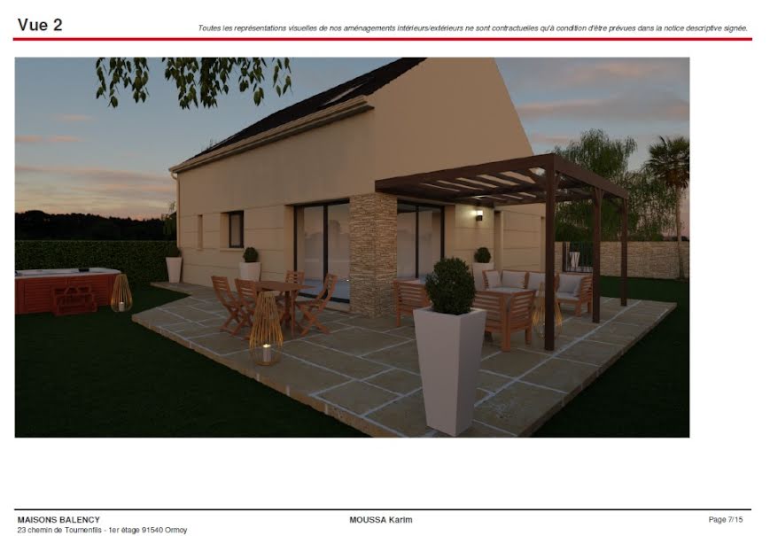 Vente maison neuve 6 pièces 100 m² à Villejust (91140), 500 000 €