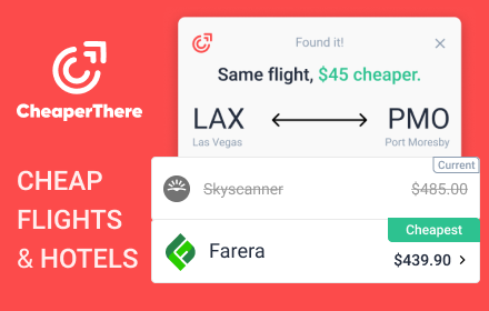 CheaperThere | Cheap Flight & Hotel Deals small promo image