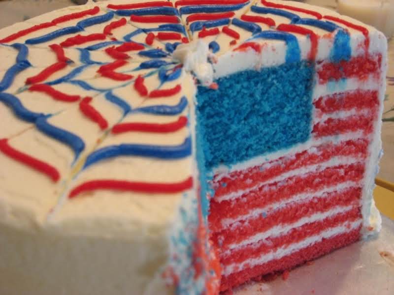 Hidden Flag Torte Cake