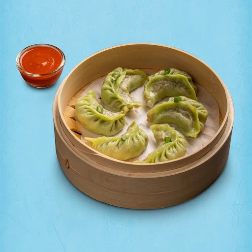 Steamed Chicken Darjeeling Momo With Momo Chutney