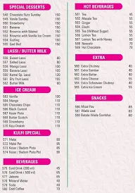 Jay Shree Ambe Fast Food & Juice Center menu 1