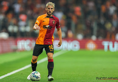 Dries Mertens dispute une mi-temps lors de la victoire du Galatasaray