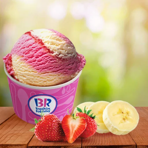 Banana 'n Strawberries Ice Cream