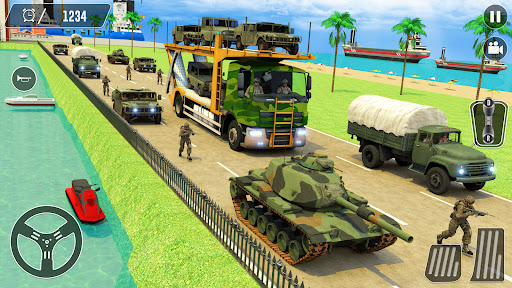 US Army Vehicle Transporter 3D