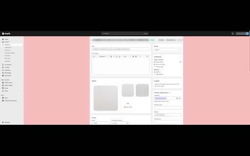 Shopify products & stores page enlarger
