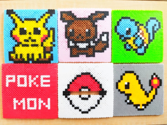 アイロンビーズでポケモン貯金箱を作ろう 6絵柄のレシピ付き Trill トリル