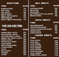 Mk choudhary store menu 2