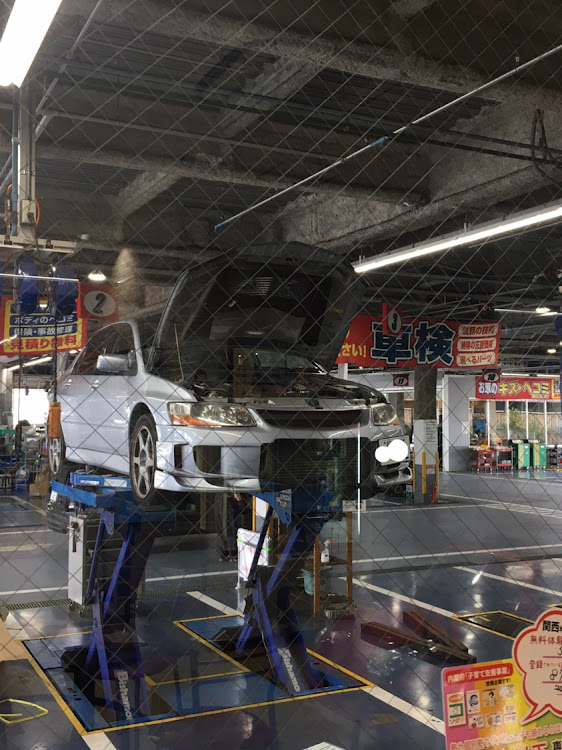 ランサーエボリューションの車検・マフラー交換に関するカスタム事例の投稿画像1枚目