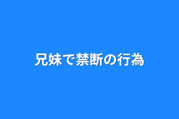 兄妹で禁断の行為