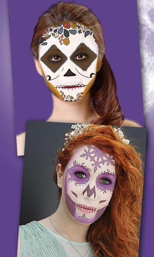 Mexican Skull Mask – Halloween Makeup Face Editor