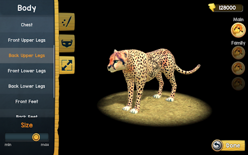   Wild Cheetah Sim 3D- screenshot thumbnail   