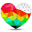 ダウンロード Poly Art Glitter: Color by Number, Colori をインストールする 最新 APK ダウンローダ