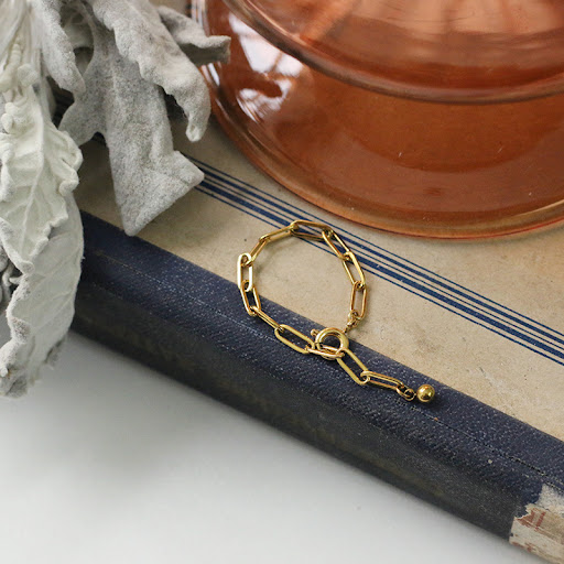 Title 3, Chain small ball ring simple tail ring