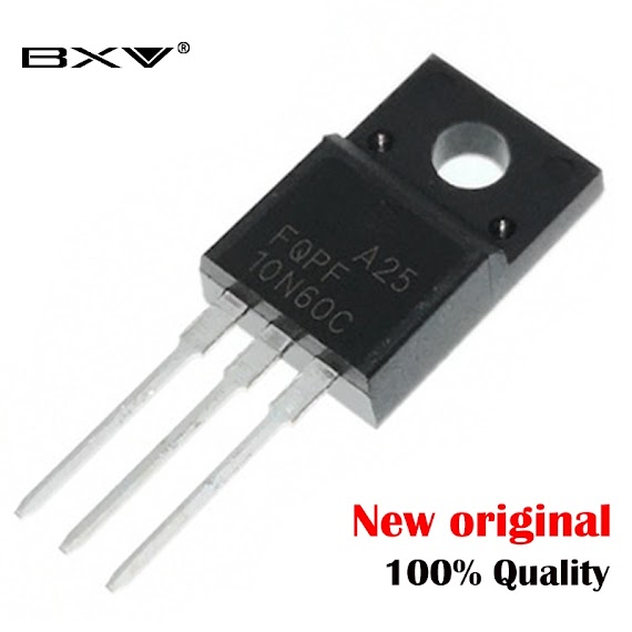 Bộ 10 Linh Kiện Điện Tử Fqpf10N60C To - 220 10N60 To220 10N60C 10A 600V Mosfet N Channel