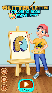 Glitter Letter Coloring Book 1.0 APK + Mod (Unlimited money) إلى عن على ذكري المظهر