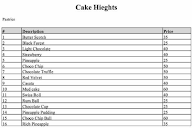 Cake Heights By Cake Hut menu 4