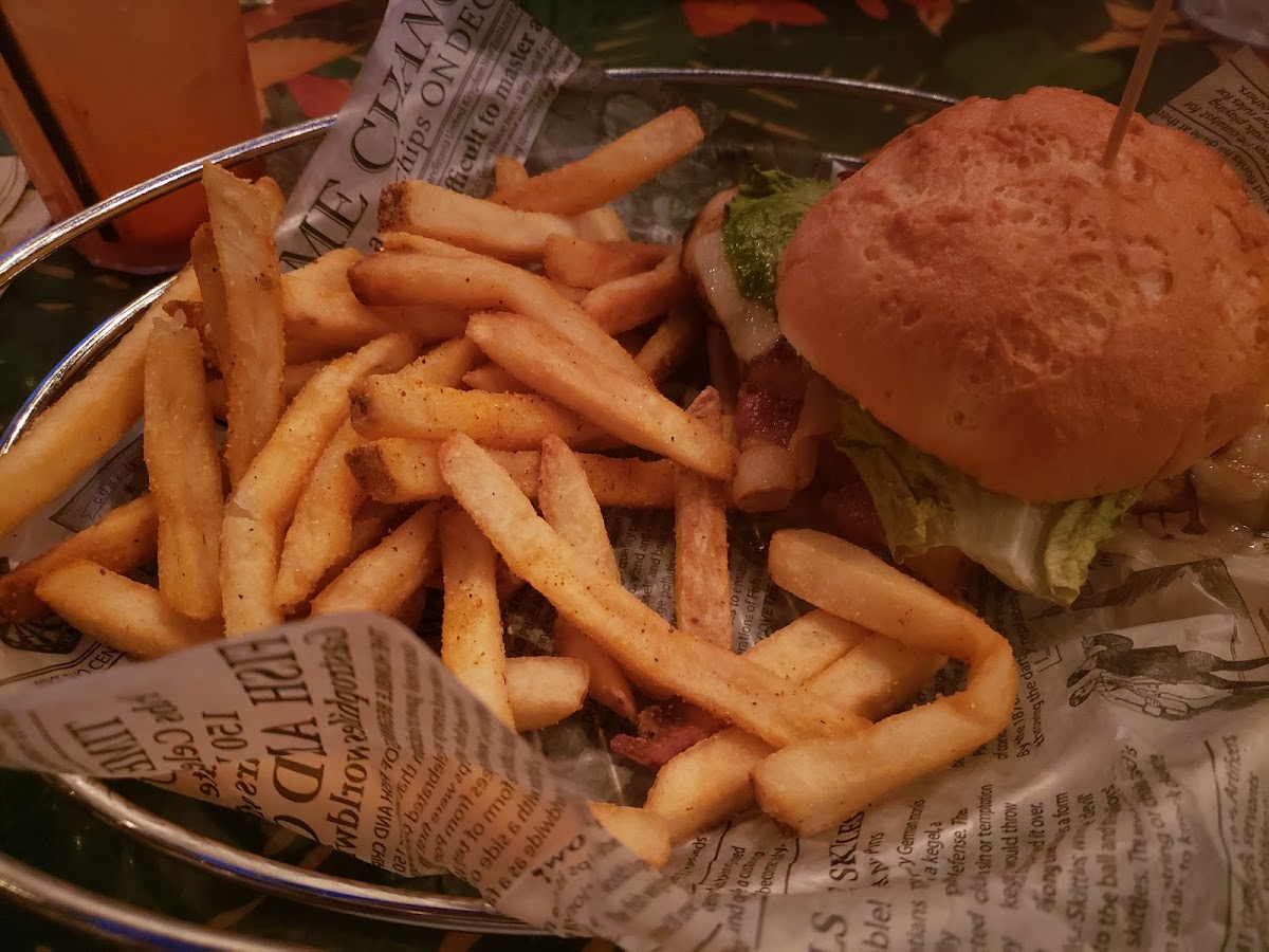 Gluten-Free Fries at Rainforest Cafe