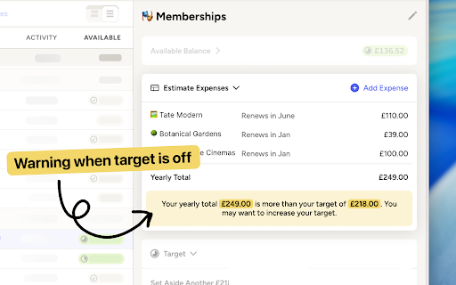 Target Calculator for YNAB screenshot 4