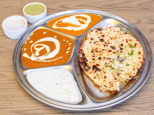 Paneer Chur Chur Naan Thali