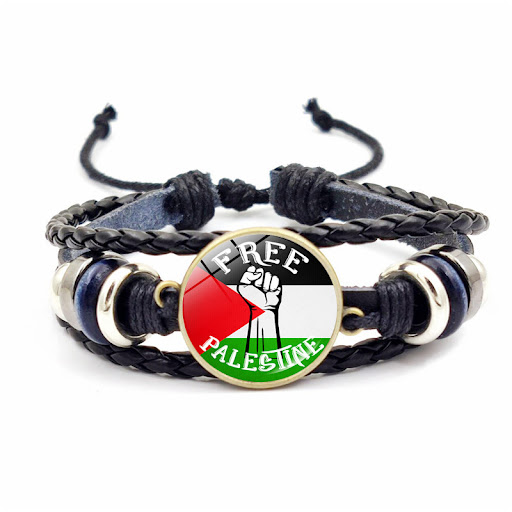 Title 6, Flag Vintage Leather Bracelet Ornament All-matc...