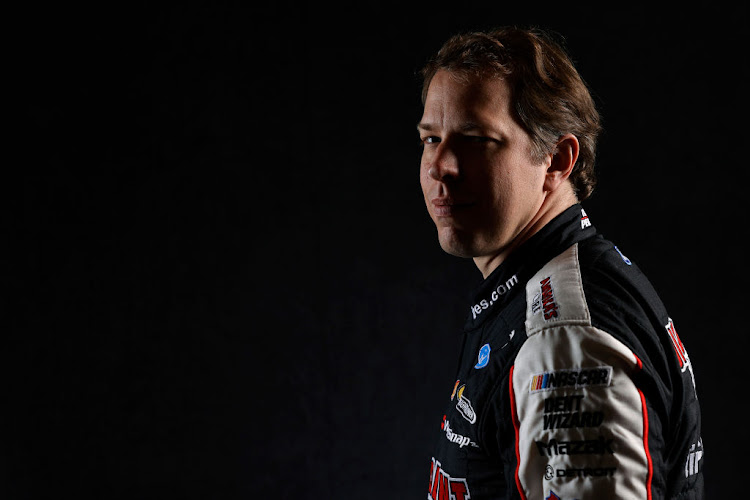 NASCAR driver Brad Keselowski poses for a photo during the 2021 NASCAR Production Days at FOX Sports Studios on January 19, 2021 in Charlotte, North Carolina.