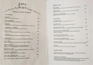 Gaea Coffee menu 1