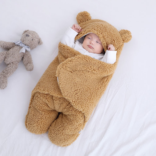 Title 5, Baby Quilted Sleeping Bag Wrapper Soft and secu...