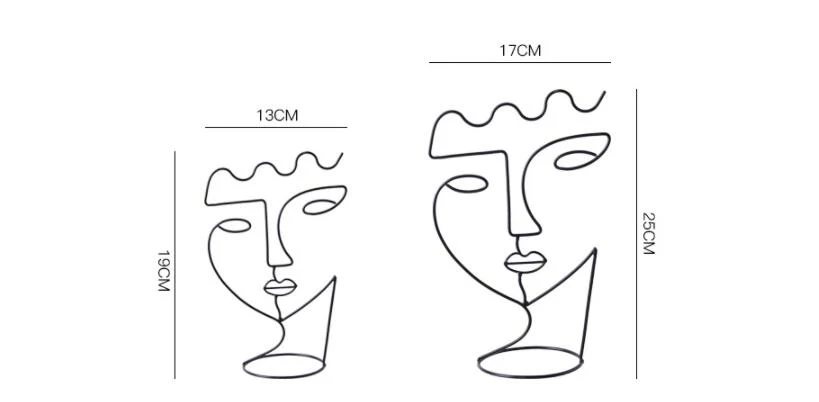 Title 1, Enfeites de Arte Facial em Ferro Forjado Vintag...