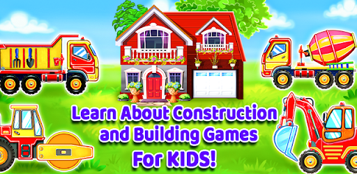 Build a House-Kids Truck Games