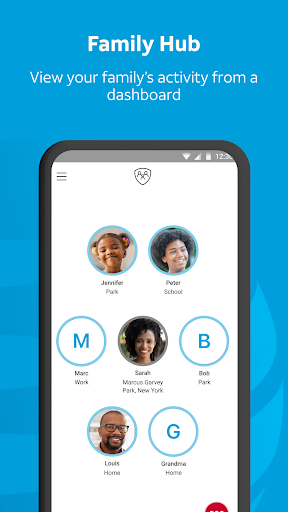 Screenshot AT&T Secure Family® parent app