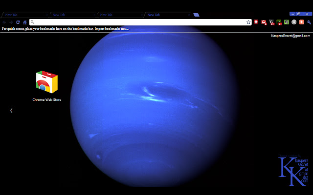 Neptune by Voyager 2 chrome extension