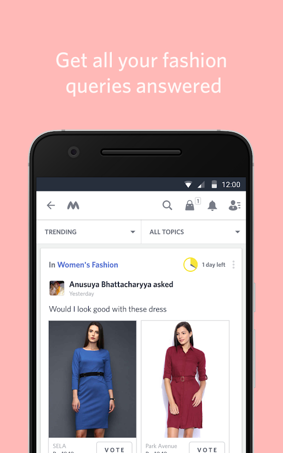 Myntra Online Shopping App Android Apps On Google Play 