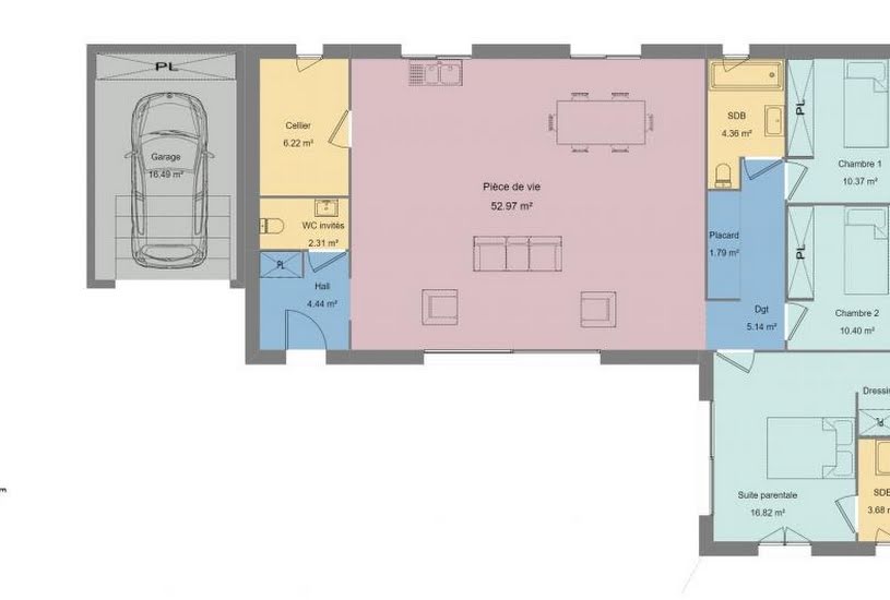  Vente Terrain + Maison - Terrain : 540m² - Maison : 118m² à Baho (66540) 