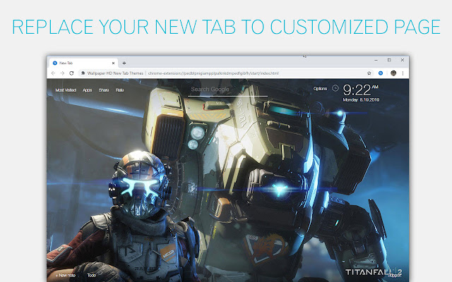 Titanfall 2 Wallpaper HD Custom New Tab