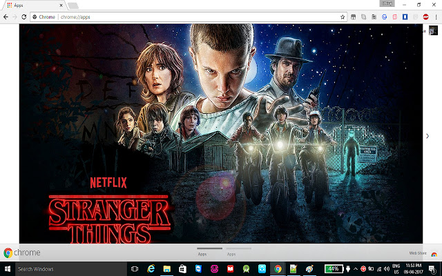 Stranger Things Theme chrome extension