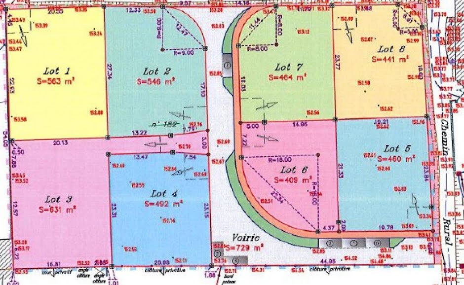 Vente terrain  631 m² à Albi (81000), 87 500 €