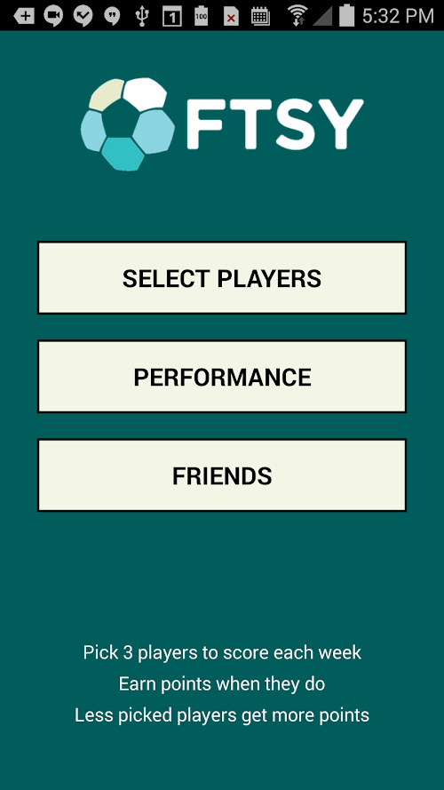 Android application FTSY screenshort