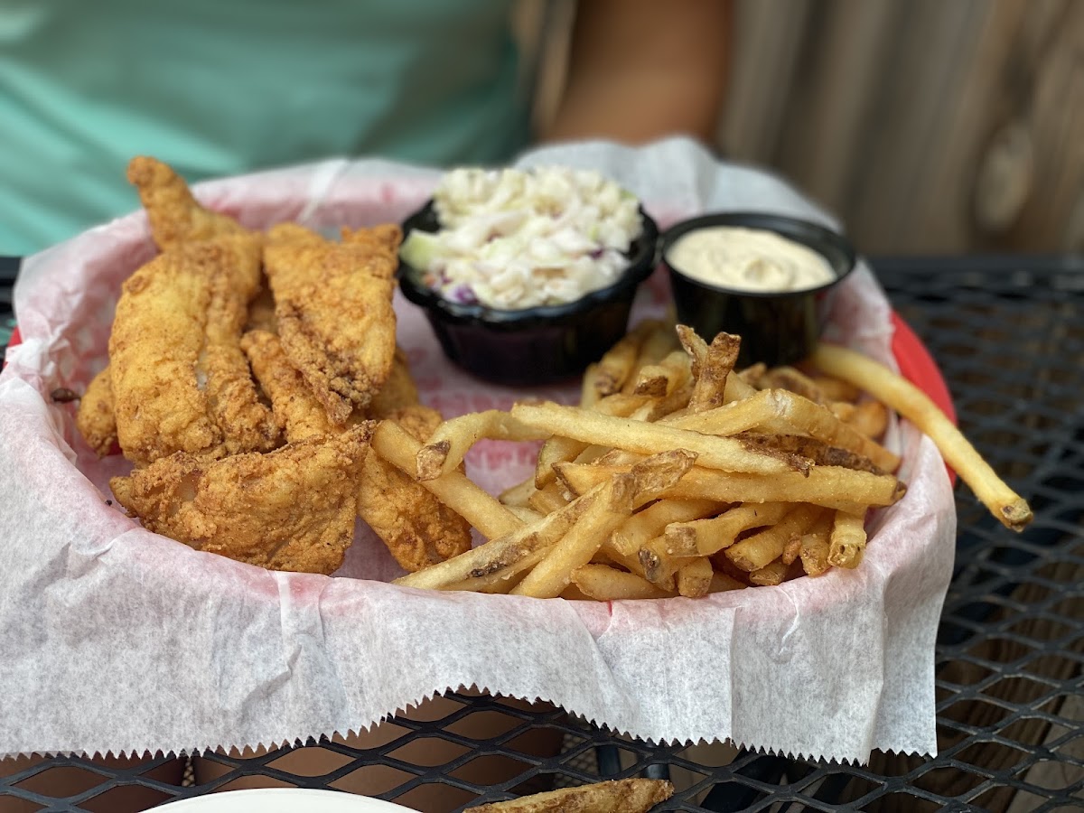 Gluten Free Breaded Fish & Chips (All pictured items GF)