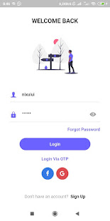 Login UI Template.With Flutter 1.0.0 APK + Mod (Unlimited money) إلى عن على ذكري المظهر