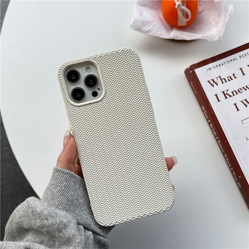 Title 5, Simple and Advanced Woven Phone Case Stylish, d...