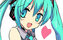 Hatsune Miku Vocaloid New Tab, Wallpapers HD small promo image