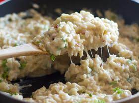 Creamy Cauliflower Garlic Rice - Pinch of Yum