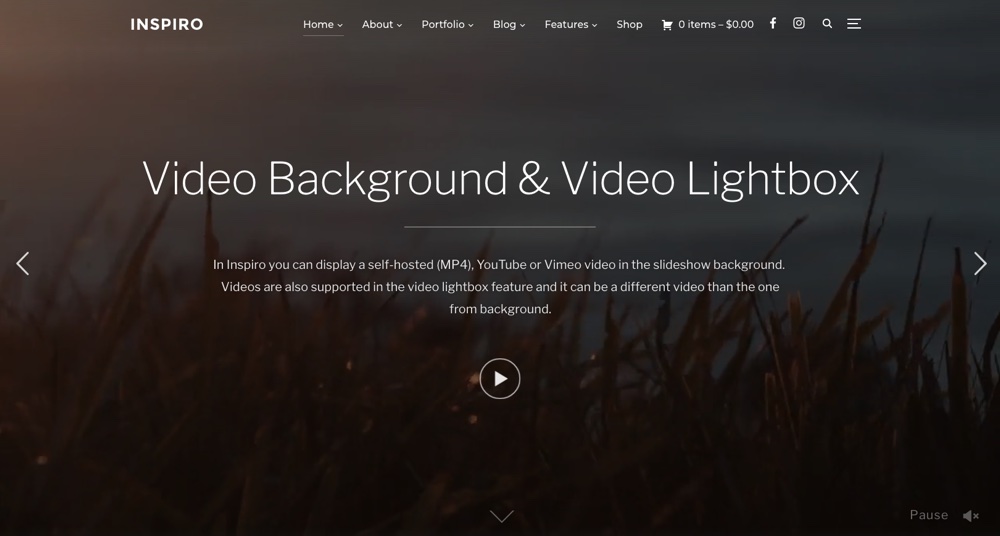 Tema WordPress Inspirado