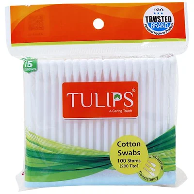 Tulips Cotton Buds - 100 pcs