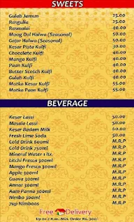 Govinda Foods menu 4