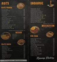 Ropang Factory menu 2