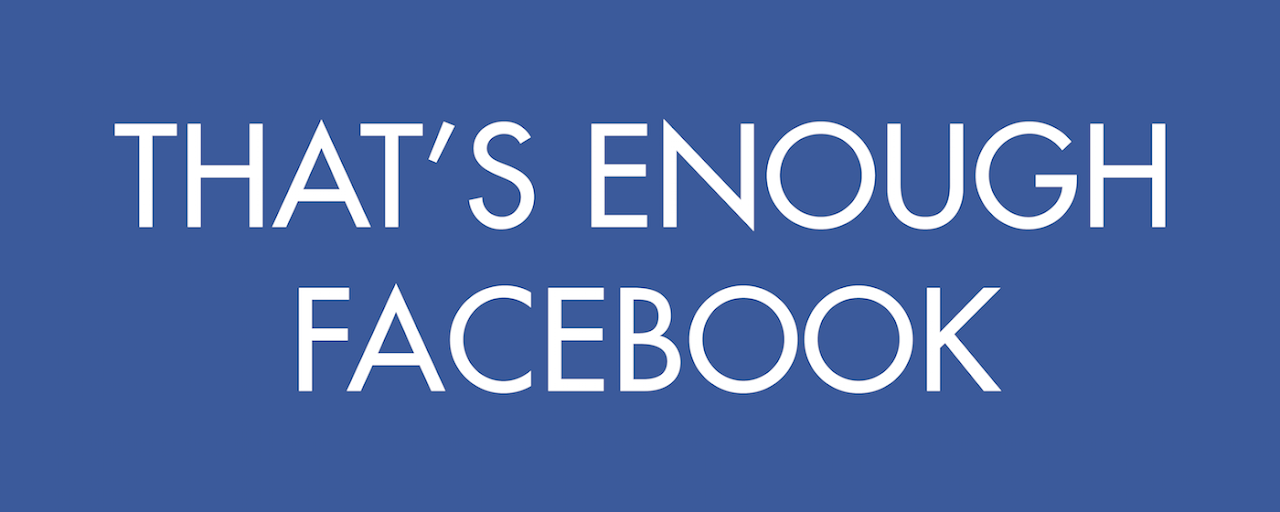 That's Enough Facebook Preview image 2