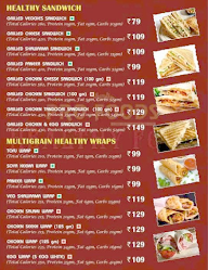 Pro Foods menu 1