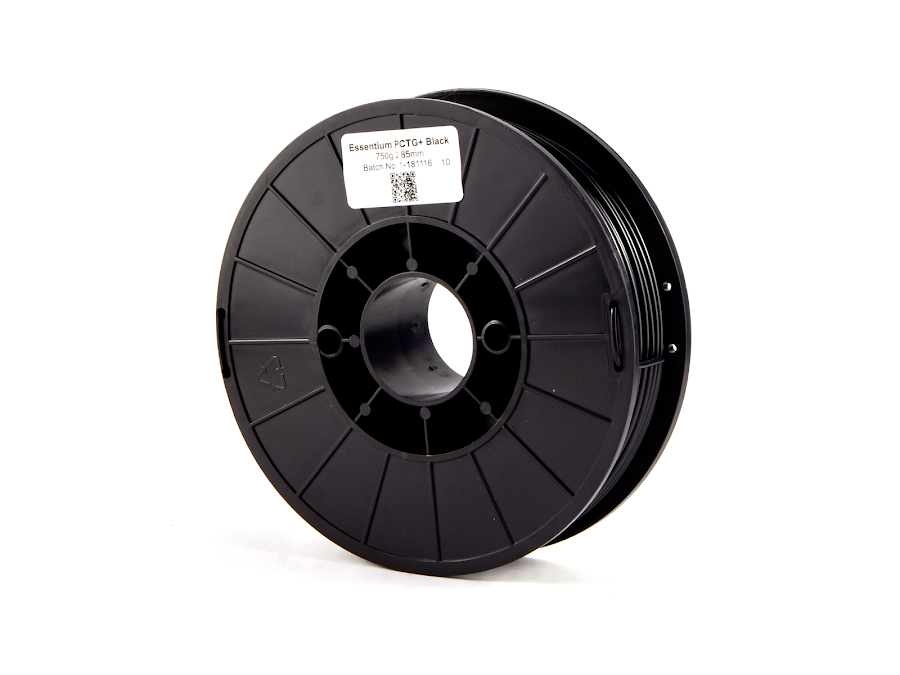 Essentium Black PCTG+ - 1.75mm (.75kg)